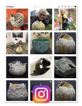 Instagram - Skulpturel Keramik - Skulpturel Keramiker Kirsten Holm Nielsen | K.H.N Keramik